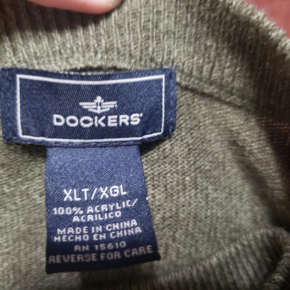 Mens Dockers Long Sleeve Sweater XLT - Picture 4 of 5